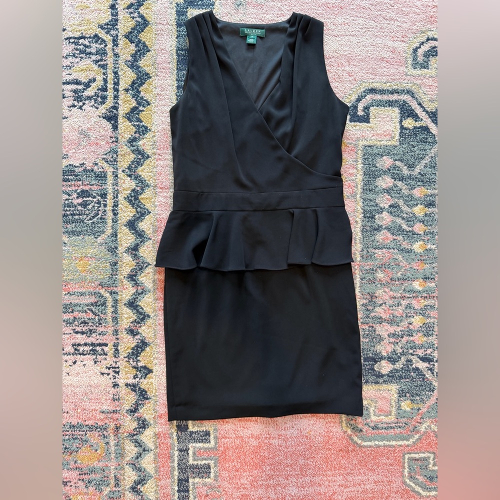 Ralph Lauren Black Midi Dress